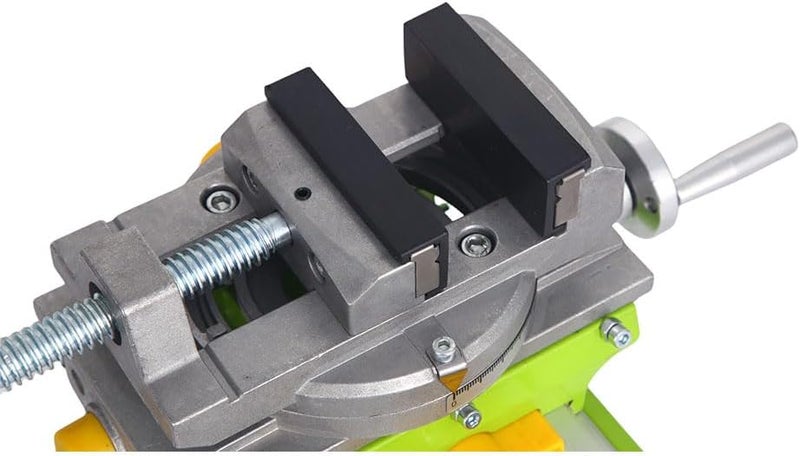 BACHIN Rotary Table 90 ° 3" Cross Slide Drill Press Vise Horizontal Precision Milling Drilling Machine Vernier Reading Milling Drilling Boring - Image 4
